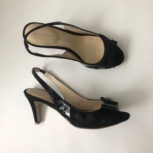 Rockport Black Bow Heels